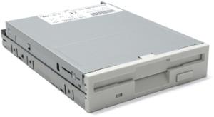 Дисковод FDD 1.44Mb 3.5" белый